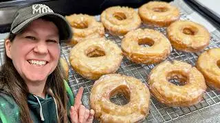 How to Make Old Fashioned Sour Cream Donuts 🍩The Best Donut Recipe!