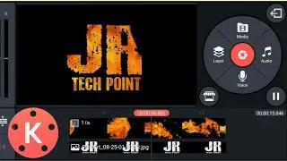 How to make fire text intro in kinemaster || Quick and easy method || JR Technical Point