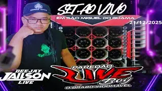 PAREDÃO LIVE BOY AO EM SÃO MIGUEL DO GUAMA DJJAILSON LIVE AO VIVO 21/12/2025