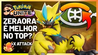 Zeraora É Melhor Na Rota do TOPO? Pokemon Unite Zeraora Gameplay