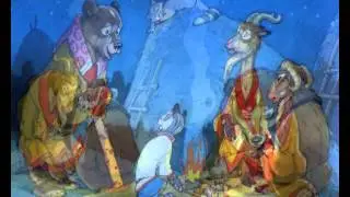 Диафильм "Кот - серый лоб, козел и баран"