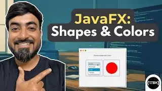 JavaFX GUI Program to Draw Shapes with Different Colors | Build JavaFX GUI Apps