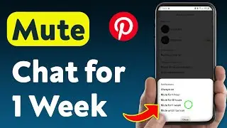 How to Mute Pinterest Chat for 1 Week (Updated)