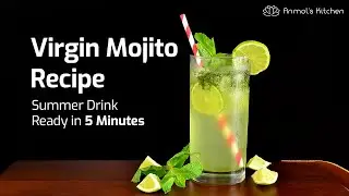 VIRGIN MOJITO Recipe | Non-Alcoholic Cocktail | Quick & Easy Summer Drinks At Home | AnmolsKitchen