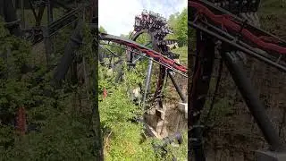 Nemesis roaring through a vertical loop