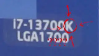 Intel Processor ending letter? #intel #cpu