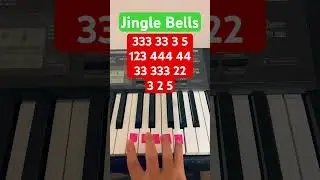How To Play Jingle Bells | Easy Piano Tutorial #shorts