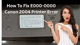 How To Fix E000 0000 Canon IR 2004 Printer Error | Canon IR 2004 Printer E000-0000 Error Fix |