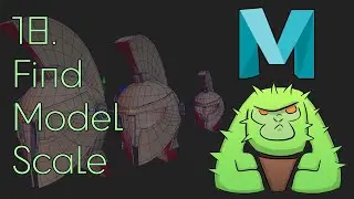 18 Finding Model Scale in Maya