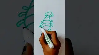 How To Draw Sea Animal Shrimp #howtodraw #kidsdrawing #shorts @theartandcraftroom