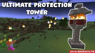 Minecraft Snow Golem Defense Tower (Ultimate Protection Tower)