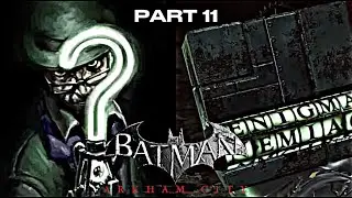 BATMAN ARKHAM CITY: PART 11- THE RIDDLER STRIKES BACK!!!