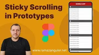 Figma Sticky Scrolling in Prototype