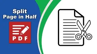 How to split a pdf page in half in PDF XChange Editor
