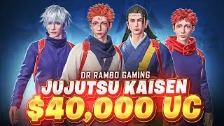 PUBG Mobile Jujutsu Kaisen Lucky Draw + Spin Opening 40,000 UC 🔥😍 || Rambo
