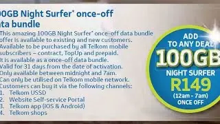 How to buy 100G data bundles with R150 | Night suffer telkom users