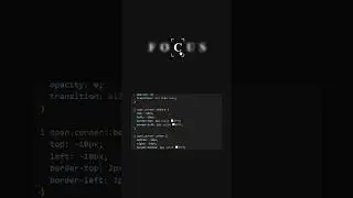 Blur to Focus Text Animation Using HTML & CSS | CSS Text Effects 