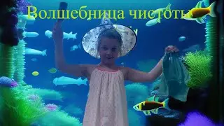 Чистим Саше аквариум #дети  #животные