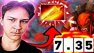 Фронтлейн БЛУДСИКЕР режит врагов 7.35 Дота 2 / Как играть за блудсикера?