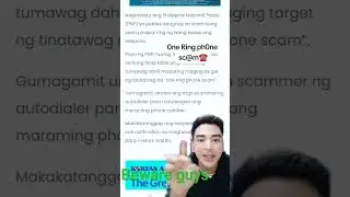 One ring phone scam.. Beware guys...
