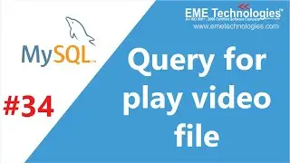 MySQL i Query for play video file in Core PHP