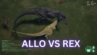 Big vs Bigger - Allo vs Rex (The Isle)