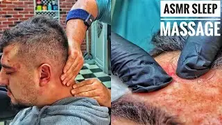 ASMR ACNE REMOVAL AND SLEEP MASSAGE | MASSAGE UNTIL YOU PASS OUT | RELAXING SLEEPING MASSAGE