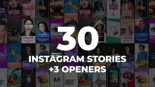 Top Apple Motion Projects: 30 Instagram Stories Pack ⭐️⭐️⭐️⭐️⭐️