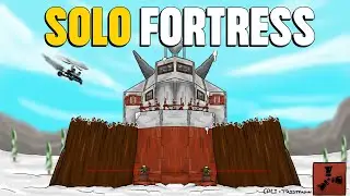 I Built a high IQ arctic fortress in solo Rust...