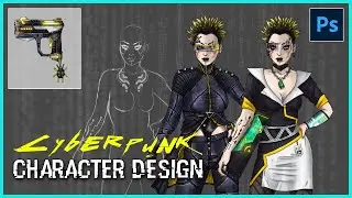 Cyberpunk Character Design - Netrunner