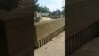3й угол дома. Опилкобетон.