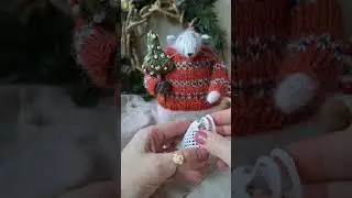 крыс Джордж, новогодние вязаные игрушки 