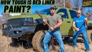 How Tough Is Bed Liner Paint ??? 🎨