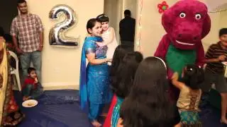 Shivu fun filled 2nd Birthday Barney part4