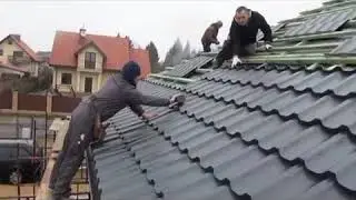 Металлочерепица Venecja. Монтаж модульной металлочерепицы Венеция