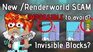 Growtopia - New /RenderWorld SCAM! - IMPOSSIBLE TO AVOID!