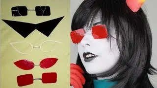 Quick & Easy Tinted Glasses for Cosplay Tutorial