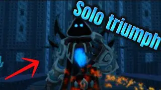 Roblox the hunt event SOLO triumph! (Roblox tds)