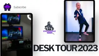 EmrysGale Desk Tour 2023 - Wasted and Simple Setup!