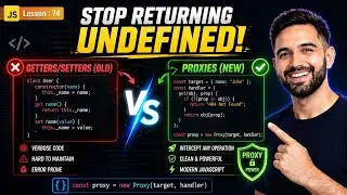 JavaScript Proxy Object Explained - Better than Getters and Setters? (ES6 Tutorial)