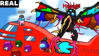 Don't Summon HUEGLE in Among Us, OR ELSE! 😨 || New Secret Of Huegle Monster🥺 || Among Us