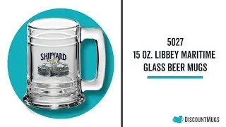 Promotional 15 oz. Libbey Maritime Glass Beer Mugs