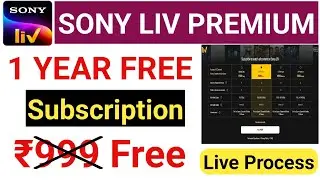 SonyLiv Premium Subscription | Free SonyLiv Subscription Code