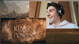 The Rings of Power - Teaser REACTION | Amazon The Lord of the Rings TV Series Title Announcement
