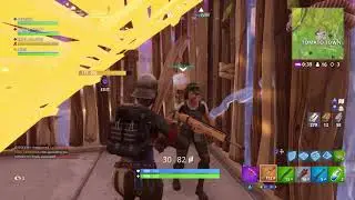 Playin on a big TV | Fortnite
