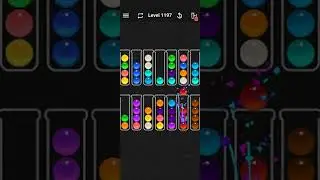 Ball Sort Color Water Puzzle Solution Level 1197