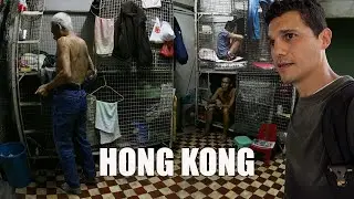 The harsh reality of living IN A CAGE in Hong Kong 😨