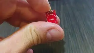 2.5-5.5V TTP223 Capacitive Touch Switch Button Self Lock Module For Arduino - RED