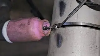Surprisingly useful technique! Tight gap pipe TIG welding process
