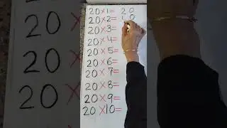 Table of 20 in Seconds